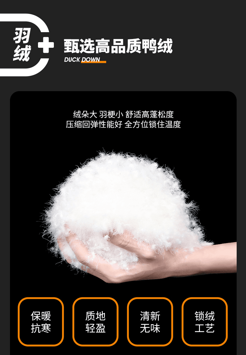 보온 워크웨어 다운 재킷 남성 겨울 2025 새로운 야외 화이트 덕 다운 두꺼운 캐주얼 재킷 상세 이미지 5
