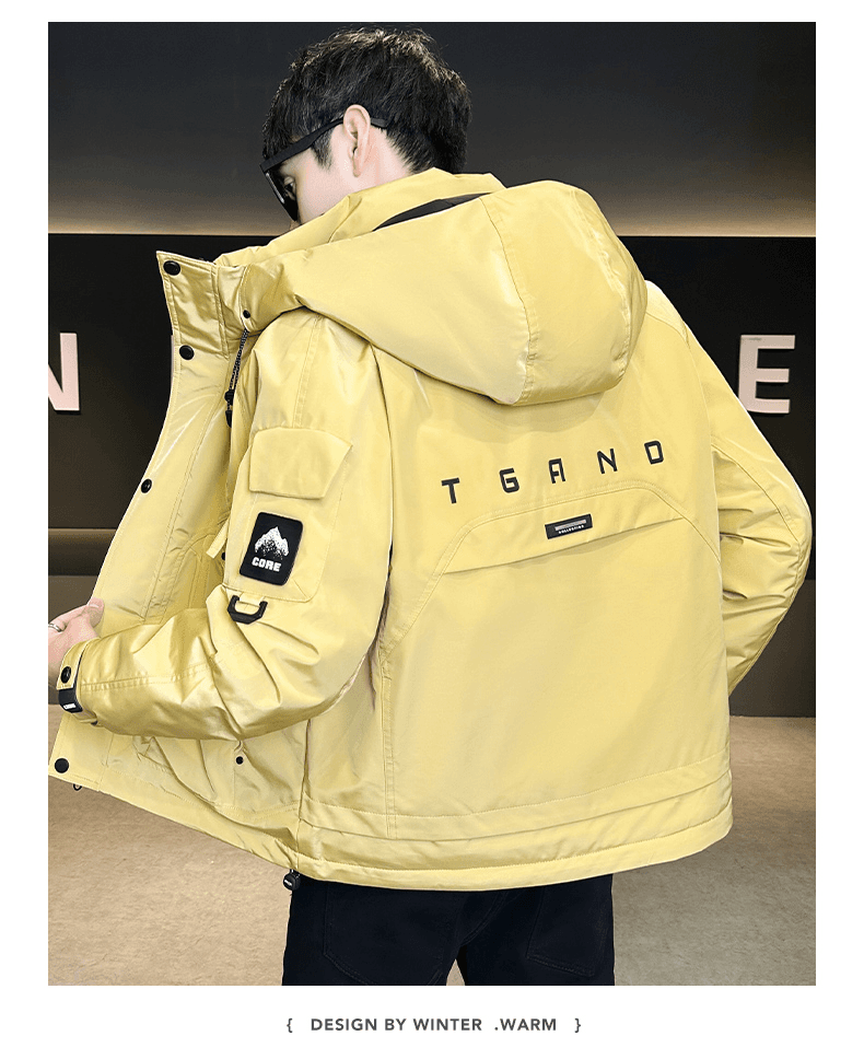 보온 워크웨어 다운 재킷 남성 겨울 2025 새로운 야외 화이트 덕 다운 두꺼운 캐주얼 재킷 상세 이미지 23