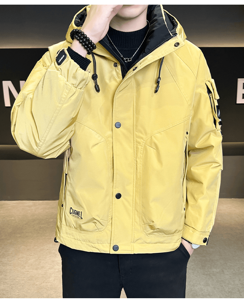보온 워크웨어 다운 재킷 남성 겨울 2025 새로운 야외 화이트 덕 다운 두꺼운 캐주얼 재킷 상세 이미지 24