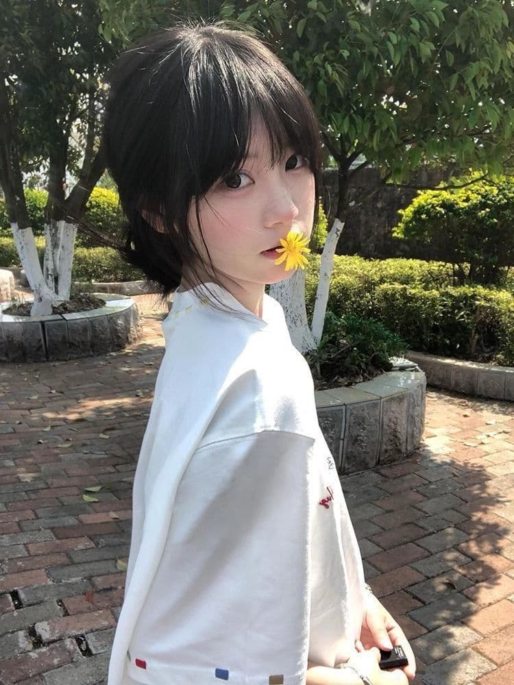 순면 240 그램 원본 자수 품질 업그레이드 트렌드 긍정적 인 어깨 루즈핏 중간 길이 가시 자수 라운드 넥 맨위 여성 의류 상세 이미지 9