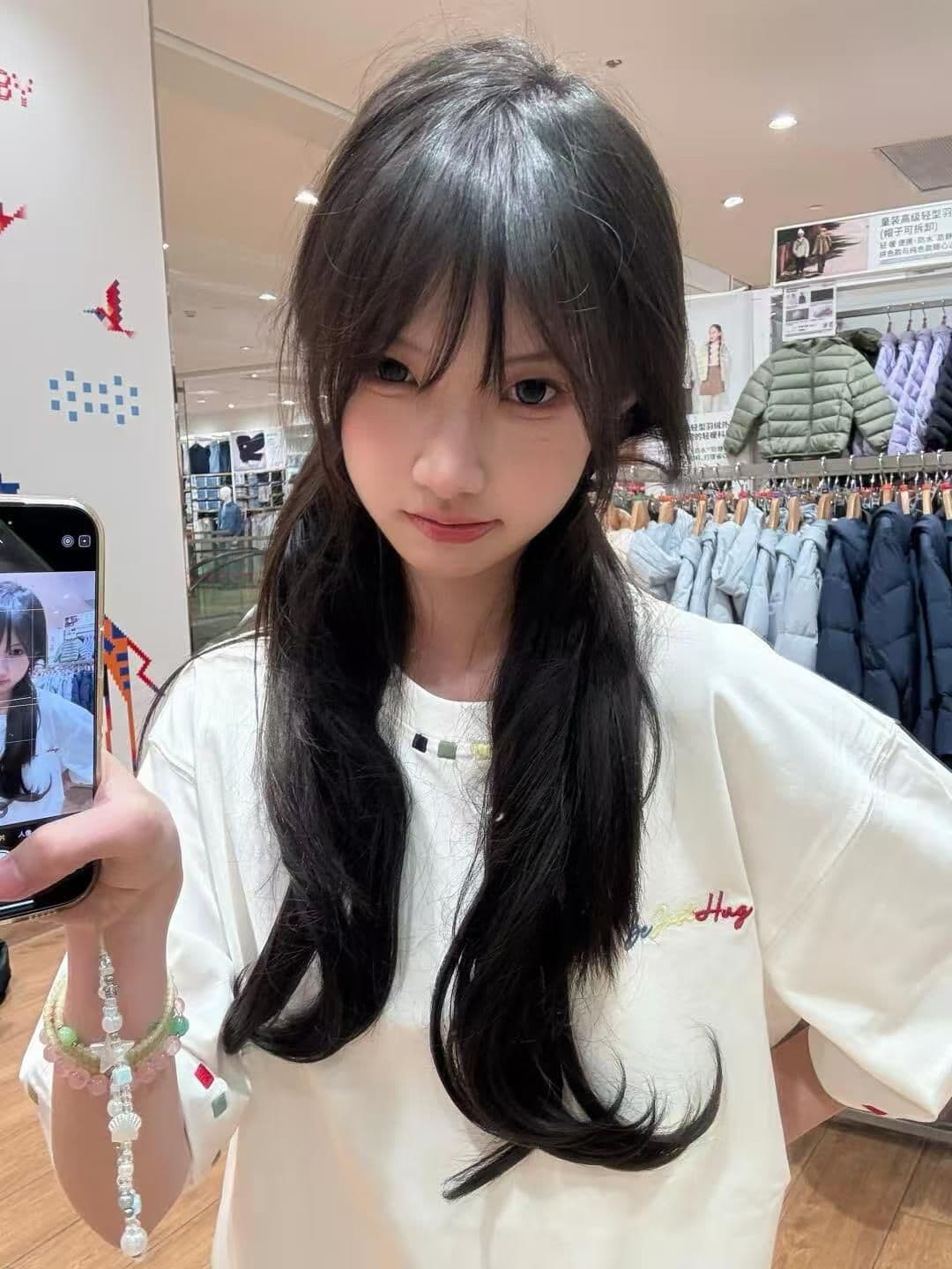 순면 240 그램 원본 자수 품질 업그레이드 여름 폭발 캐주얼 미니멀리즘 바람 패션 루즈핏 반팔 티셔츠 여성 상세 이미지 4