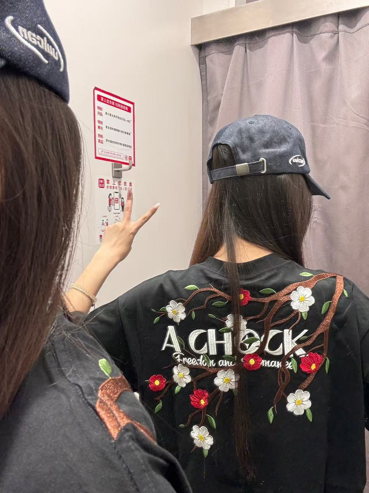 순면 240 그램 원본 자수 품질 업그레이드 아메리칸 디자인 루즈핏 알파벳 다용도 트렌드 패션 여름 반팔 상세 이미지 8