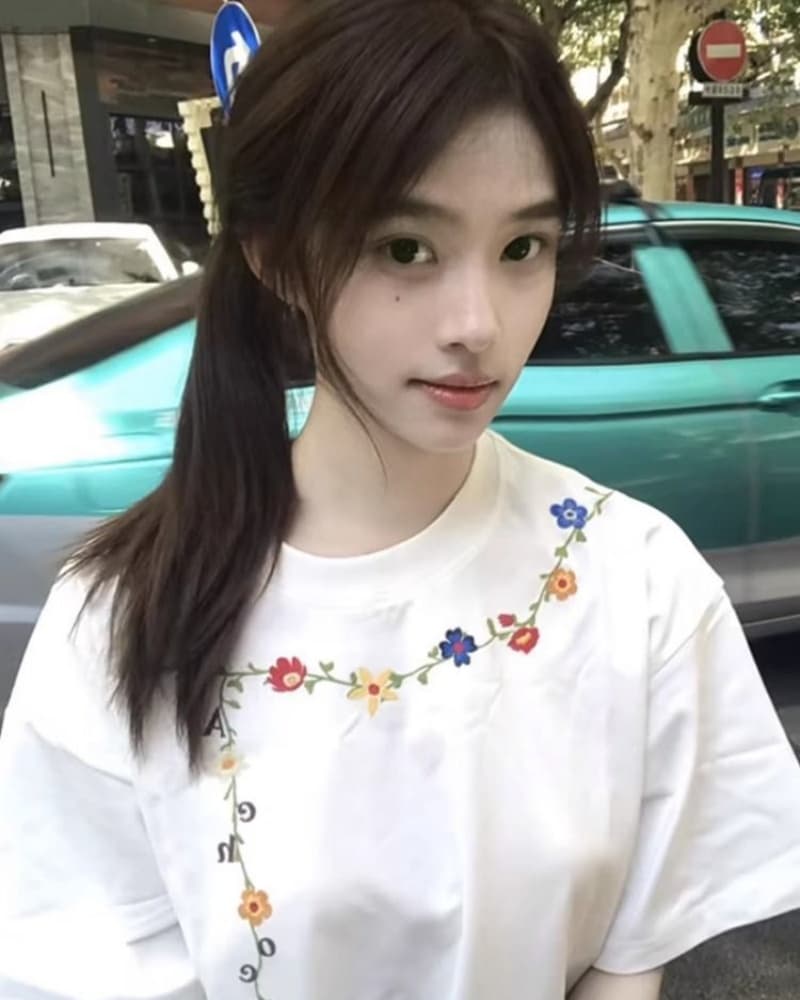 순면 240 그램 원본 자수 품질 업그레이드 아메리칸 루즈핏 라운드 넥 반팔 여름 커플 맨위 다용도 상세 이미지 3