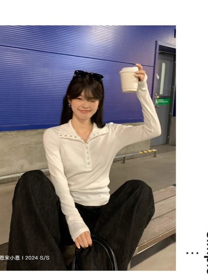 원본 원단 260 그램 사람들 면 긴팔 맨위 몸매 가꾸기 폴로 칼라 인사이드 가져 가라. 외출용 봄 가을 상세 이미지 7