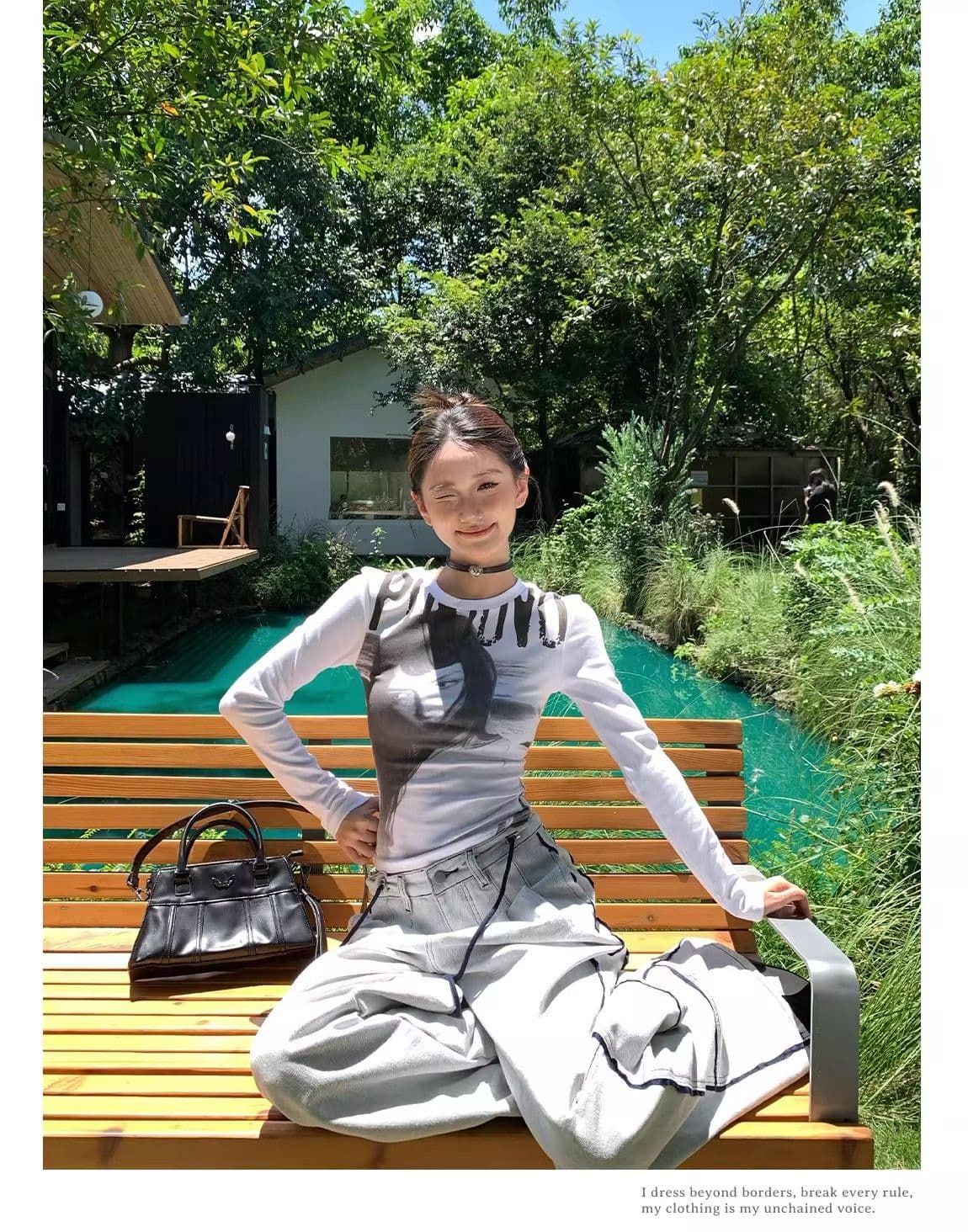 원본 원단 32 260 그램 95 면 아메리칸 레트로 인물 알파벳 프린트 긍정적 인 어깨 티셔츠 상세 이미지 8