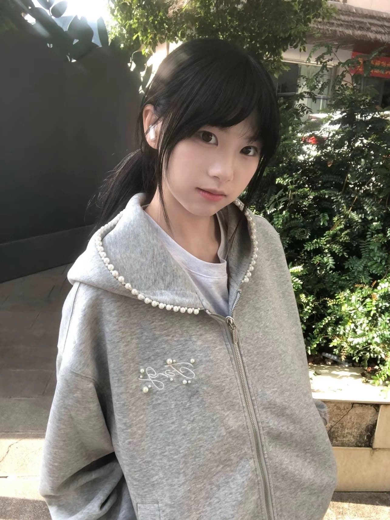 원본 마 작업 통치자 인치 아이언 지퍼 자수 주문 구슬 인사이드 펌프 순면 가을 아메리칸 레트로 진주 비즈 박기 상세 이미지 2