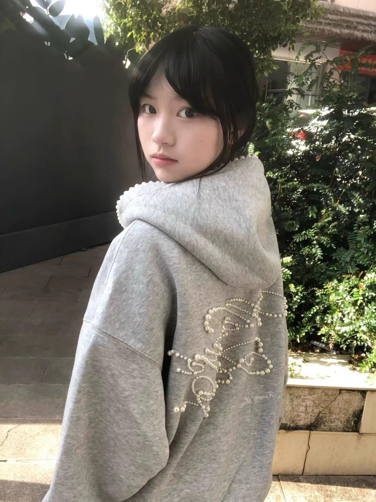 원본 마 작업 통치자 인치 아이언 지퍼 자수 주문 구슬 인사이드 펌프 순면 가을 아메리칸 레트로 진주 비즈 박기 상세 이미지 4