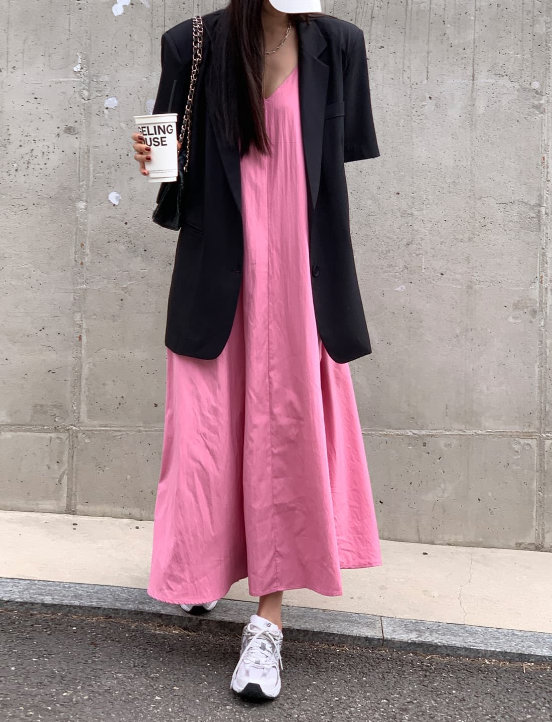 스팟 chic 한 부서 여름 프랑스어 기질 V 칼라 섹시한 다시 열기 게으른 여가 휴가 바람 슬링 드레스 이미지 3