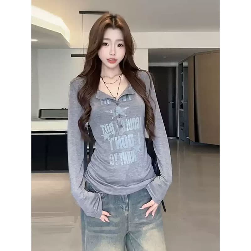 원본 품질 아메리칸 핫걸 긴팔 자외선 차단 블라우스 여름 둘 착용 몸매 가꾸기 인사이드 가져 가라. 만나는 티셔츠 맨위 이미지 5