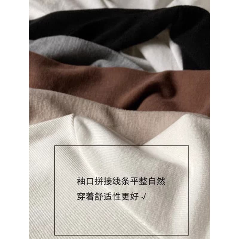 충동 섹션 De 플러시 1x1 복합 은 여우 플러시 De 플러시 반하이넥 여성 가을 핫걸 인사이드 가져 가라. 몸매 가꾸기 맨위 이미지 2