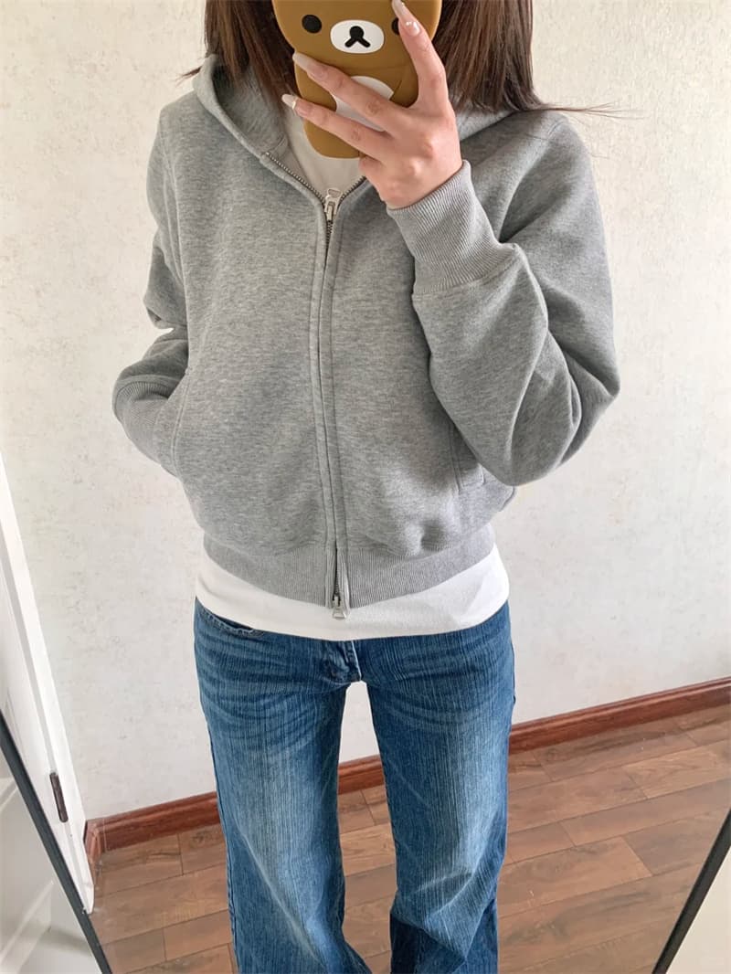 작은 키 아메리칸 핫걸 로우 웨이스트 부츠컷 청바지 여성 새로운 루즈핏 넓은 다리 나팔 바지 상세 이미지 4