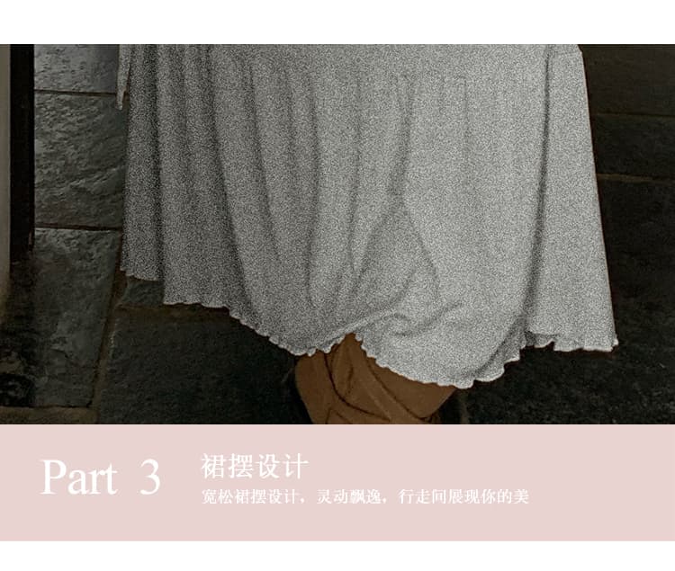 핫걸 프릴 주름 장식 오프숄더 프랑스식 품격 맨위 밴딩 롱 스커트 반신 치마 세트 상세 이미지 7