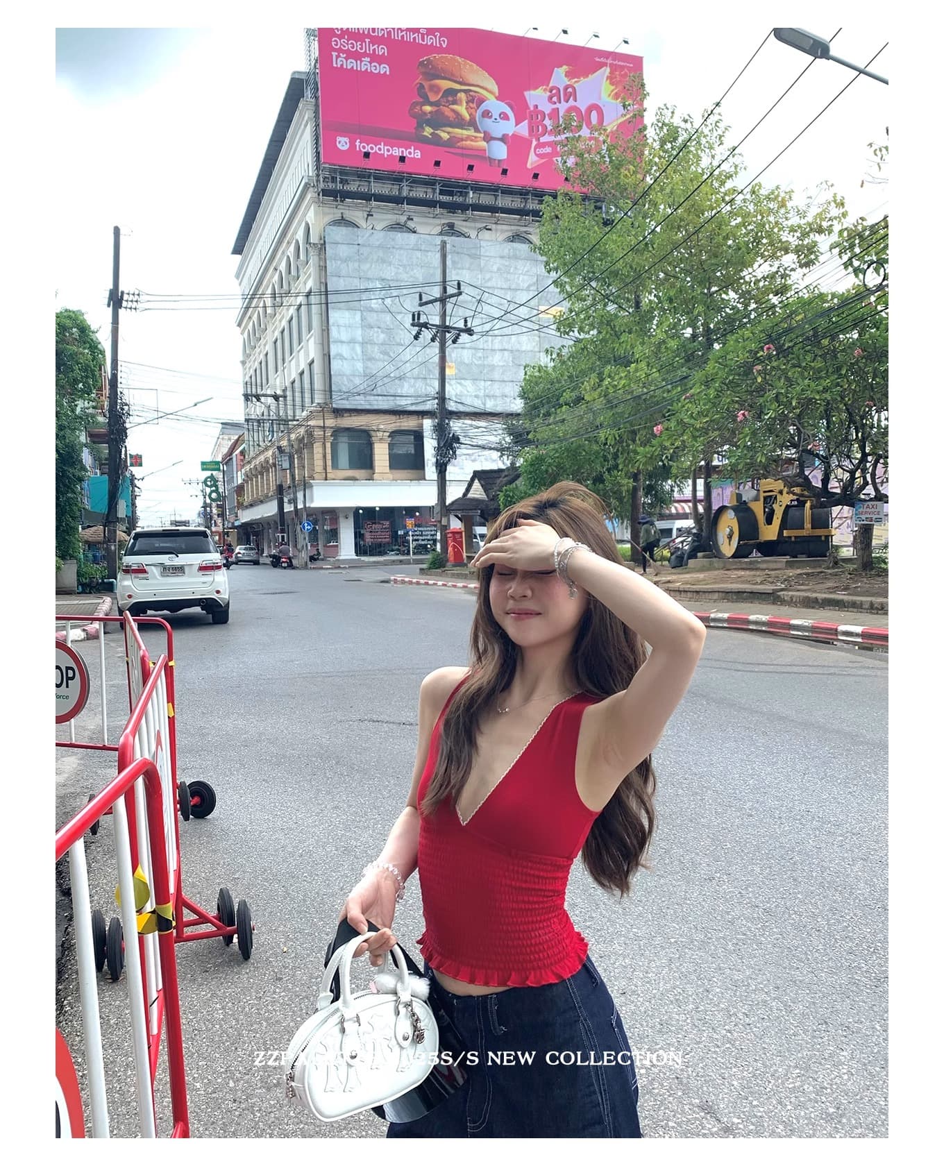 사람들 면 270 그램 황색 오직 오직 zzpalette 열파 연인 디자인 센스 핫걸 꽃 연주 중 가져 가라. 조끼 상세 이미지 5