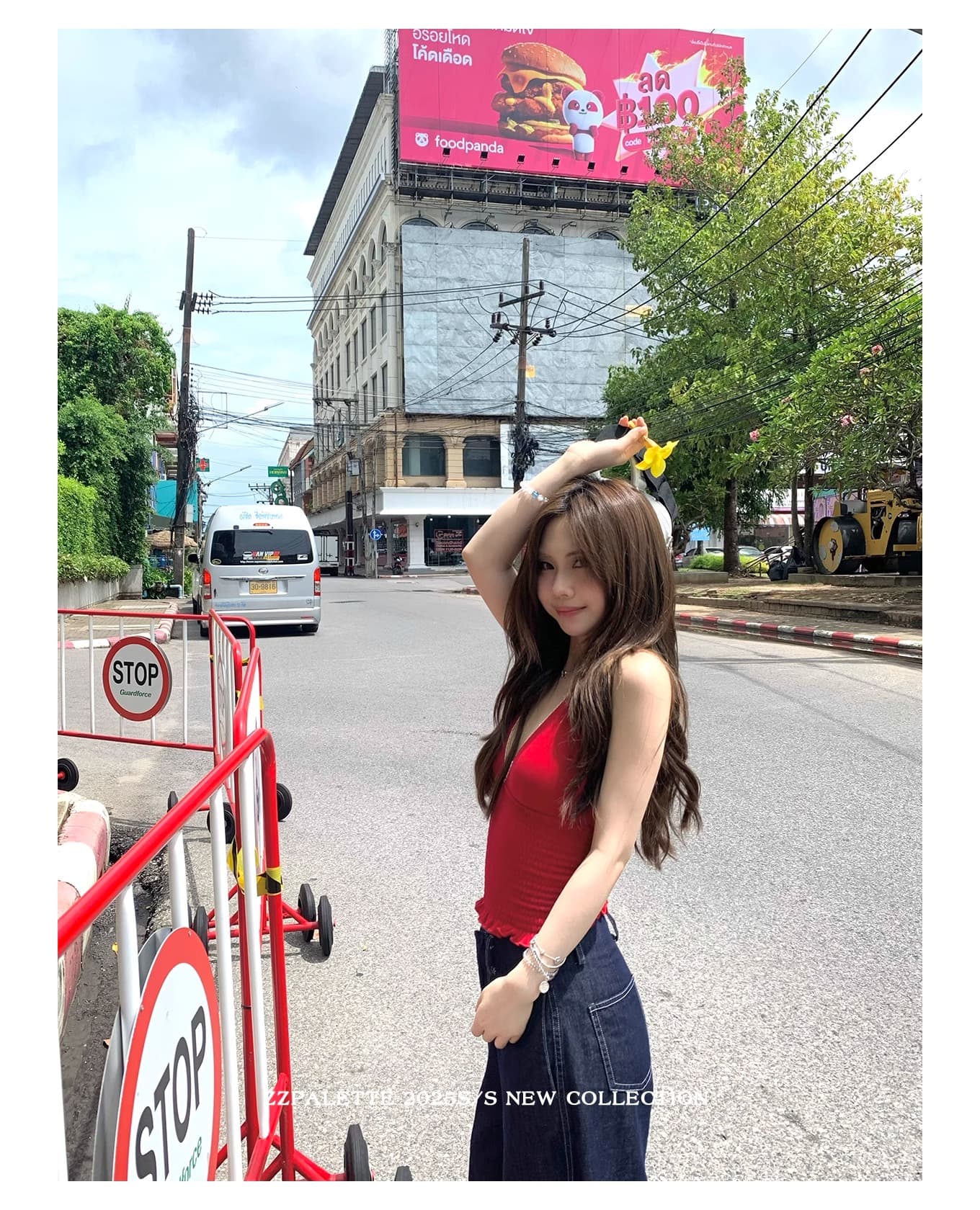 사람들 면 270 그램 황색 오직 오직 zzpalette 열파 연인 디자인 센스 핫걸 꽃 연주 중 가져 가라. 조끼 상세 이미지 13