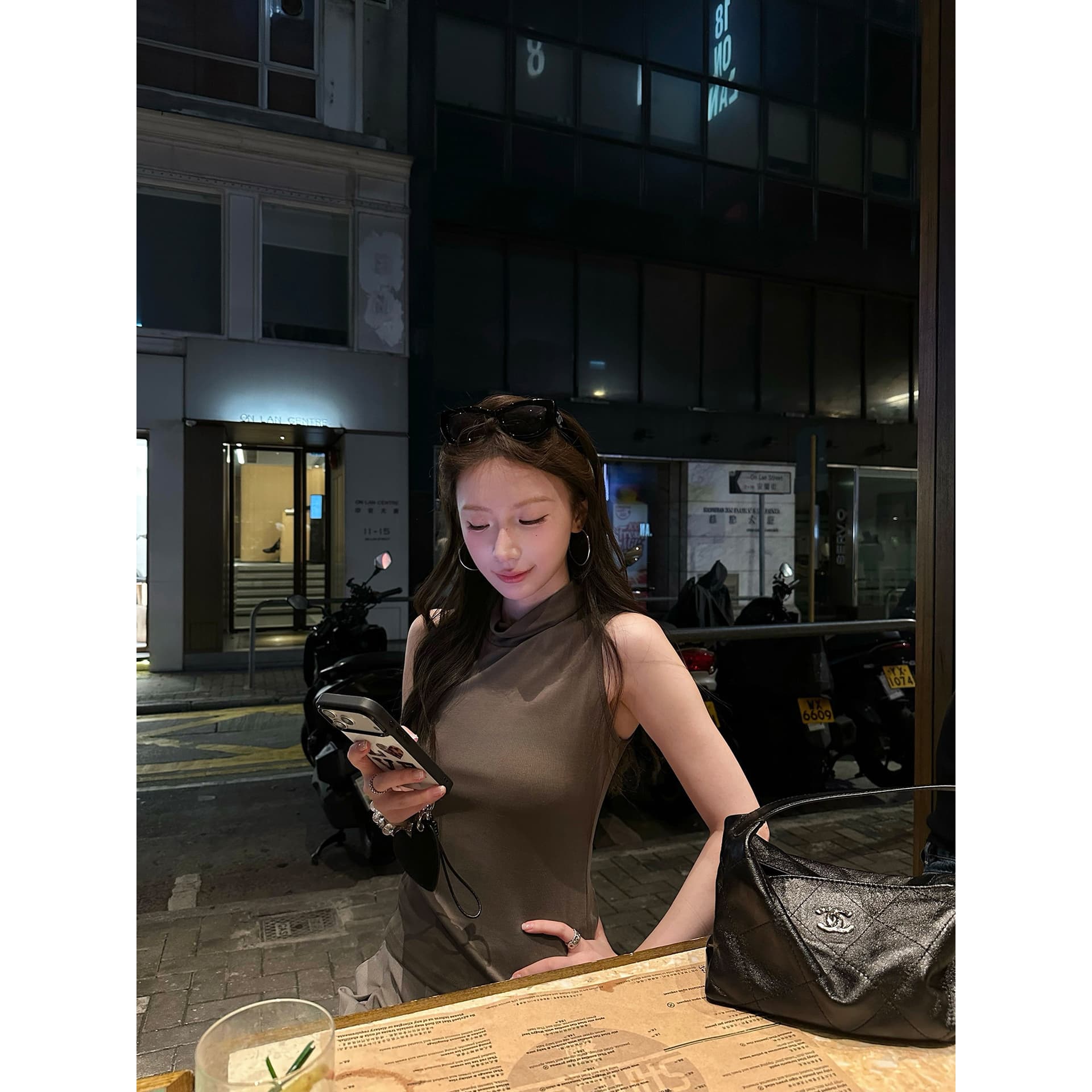 한국 대외 무역 새로운 캐주얼 패션 반하이넥 분위기 센스 조끼 여성 여름 2025 상세 이미지 2