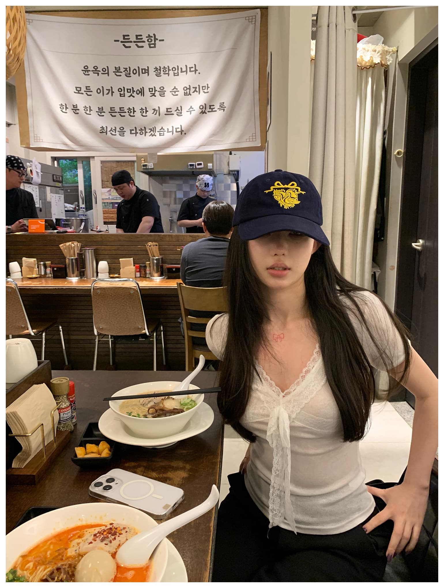 sheepland 니켈 스타일 볶다 좋은 V넥 레이스 조각 반팔 티셔츠 여성 여름 스트랩 허리 수축 슬림해 보이는 맨위 상세 이미지 4