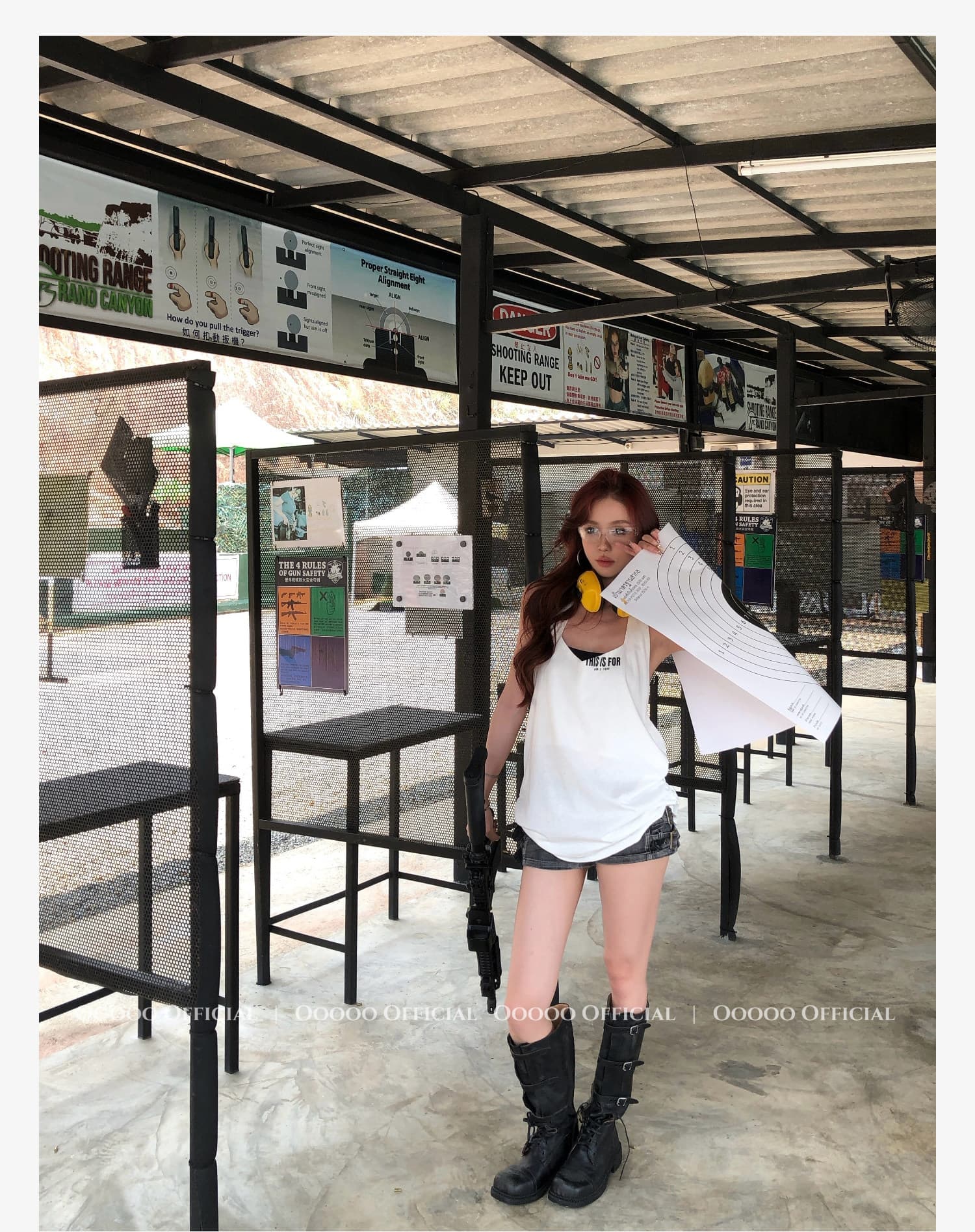 불즈 아이 핫걸 코드 아메리칸 백리스 미니멀리즘 다용도 핫걸 행침 목 조끼 여성 상세 이미지 4
