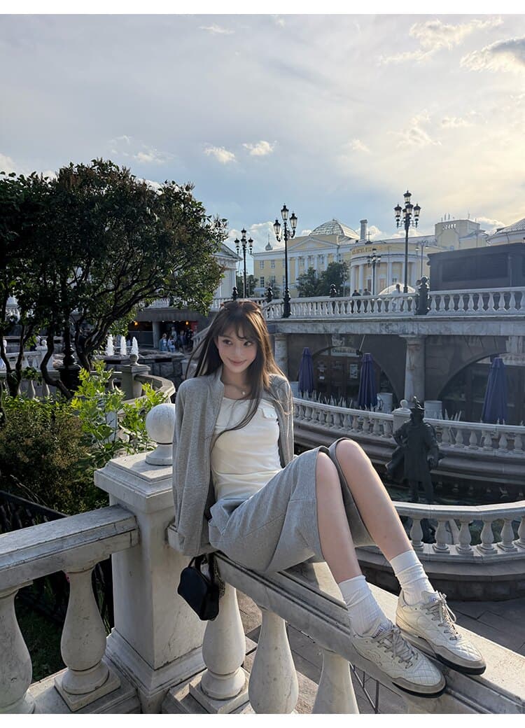 사람들 면 작은 예쁜 허리 주머니 tee 마이크로 볼륨 측면 u 칼라 몸매 가꾸기 라이 경기 서울 주간 실크 티셔츠 여성 가을 상세 이미지 29