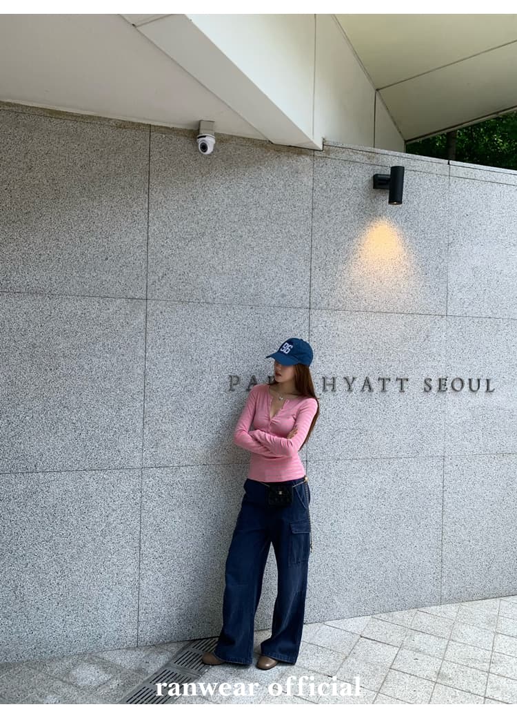 컬러 코튼 컬러 짜임 기사 작은 대중 다용도 헨리 기본 셔츠 배색 스트라이프 몸매 가꾸기 니트 티셔츠 여성 상세 이미지 16