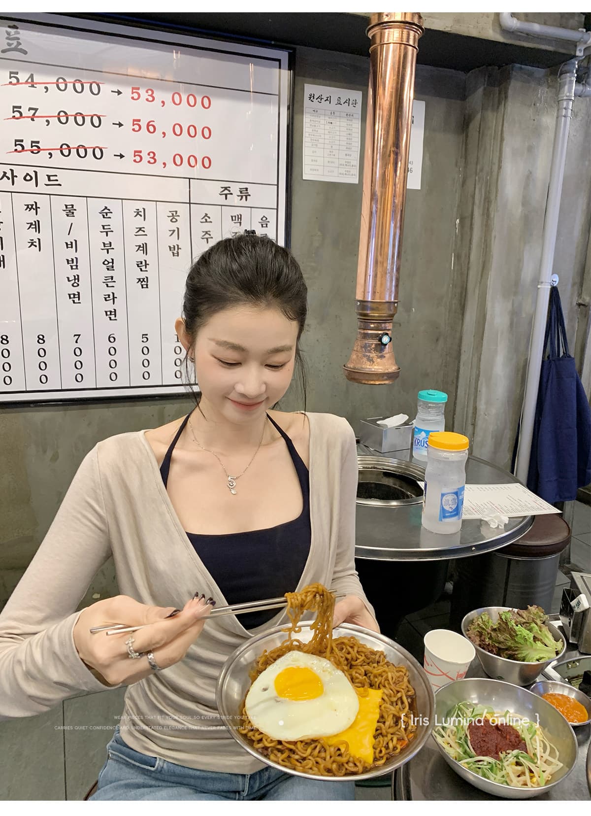 사람들 면 스택 음악 가면 의류 긴팔 블라우스 티셔츠 여성 겨울 흔들다 칼라 사실 두 조각 맨위 상세 이미지 27
