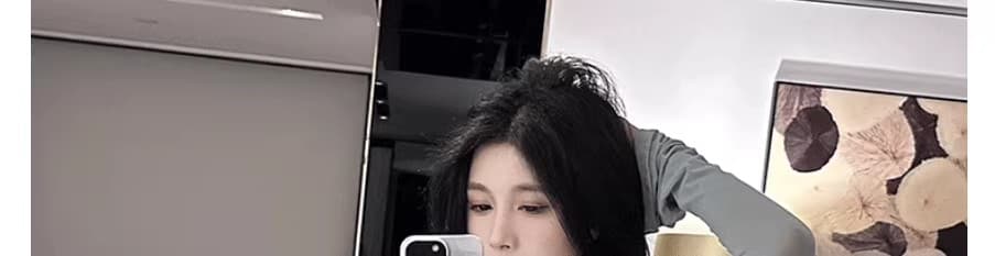품격 몸매 가꾸기 디스플레이 몸 순수한 욕망 바람 레이스 조각 슬립 티셔츠 긴팔 자외선 차단 맨위 오픈 가디건 두 조각 여성 세트 상세 이미지 1
