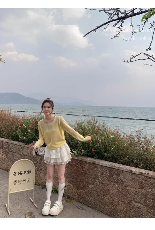 자이언트 잘 생긴 ~ 중 자외선 차단 블라우스 여성 2026 새로운 여름 루즈핏 긴팔 티셔츠 보라색 맨위 고급 센스 외부 가져 가라. 상세 이미지 12