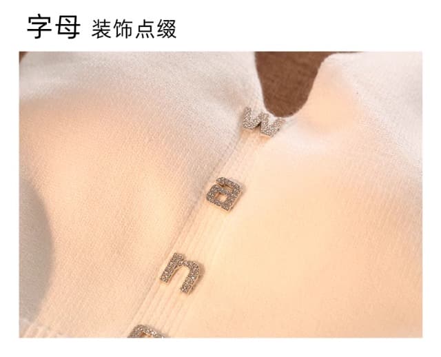 핫걸 행침 목 캐미솔 여름 외출용 디자인 센스 오프숄더 쇼트 스타일 섹시한 아름다움 뒤로 니트 민소매 맨위 상세 이미지 16