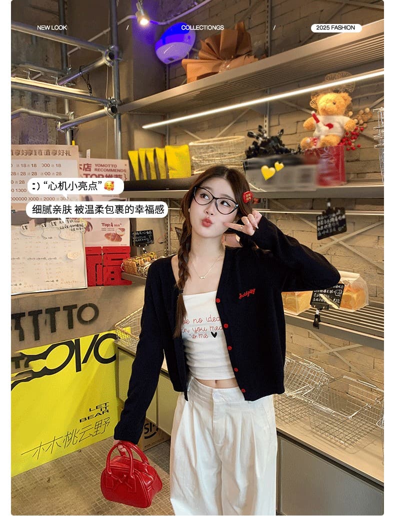 봄 여름 재킷 2026 새로운 가을 착용 가져 가라. 니트 오픈 가디건 여성 슬립 외부 가져 가라. 한 부서 스웨터 맨위 상세 이미지 4