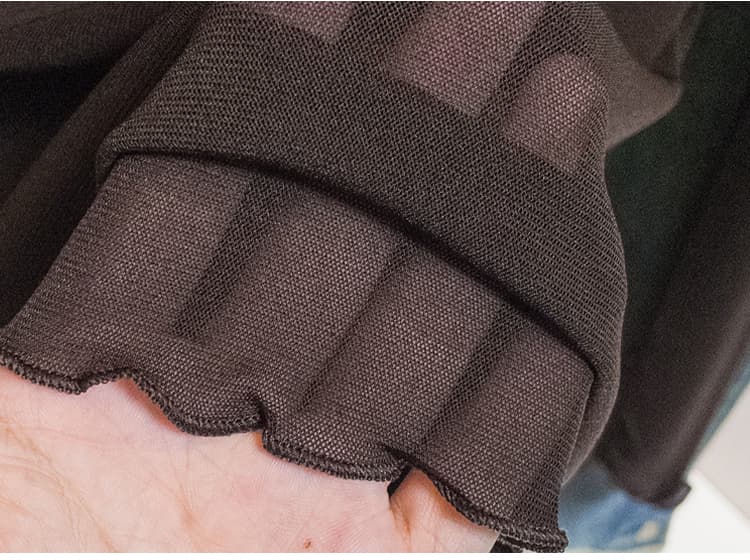 실사 정가 가을 새로운 지방 mm 캐주얼 인사이드 가져 가라. 연령 감소 반하이넥 긍정적 인 어깨 만나는 레이스 셔츠 맨위 상세 이미지 17