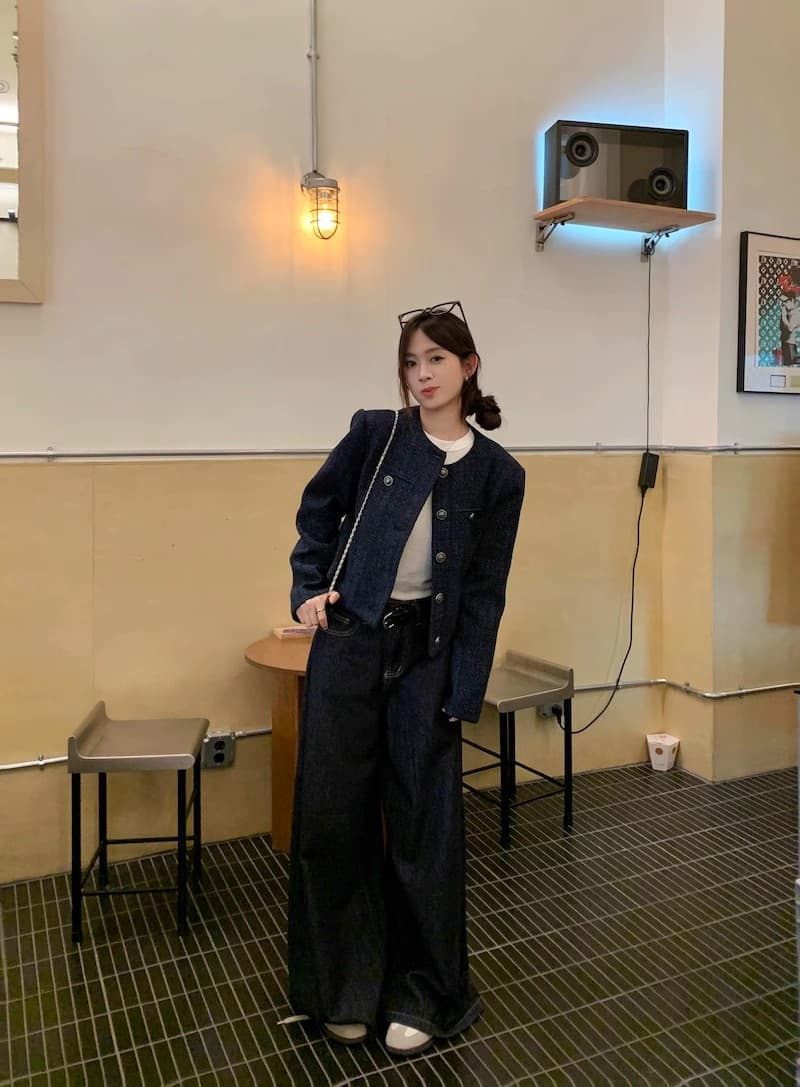 경관 그림 원본 원단 2026 이른 가을 작은 샤넬 스타일 쇼트 스타일 재킷 품격 한 부서 명문 여성 맨위 상세 이미지 17