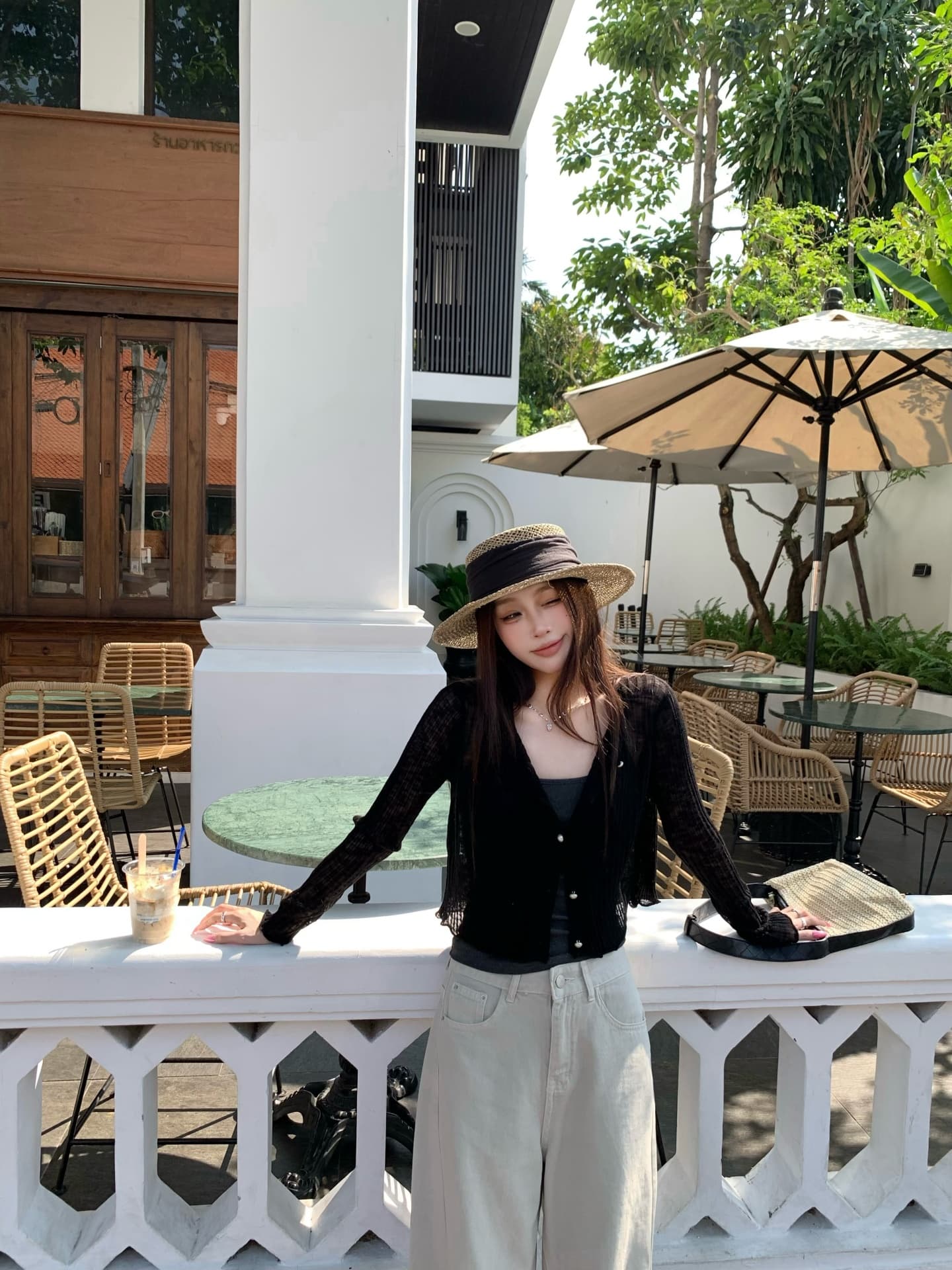 실사 순수한 욕망 부드러운 작은 셔츠 대나무 마디 마 얇고 가벼운 니트 오픈 가디건 여름 마이크로 ~을 통해 자외선 차단 맨위 상세 이미지 9